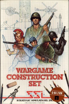 Wargame Construction Set Commodore 64 Front Cover