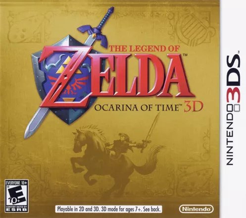 The Legend of Zelda: Ocarina of Time 3D Nintendo 3DS Front Cover