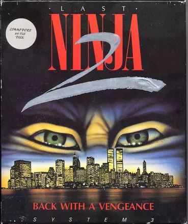 Last Ninja 2: Back with a Vengeance Commodore 64 Front Cover