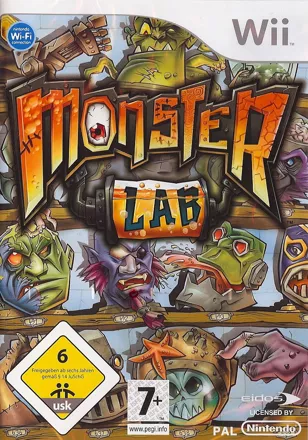 Monster Lab Wii Front Cover