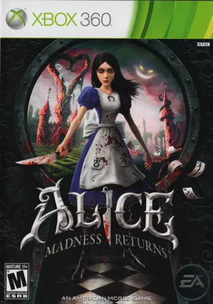 Alice: Madness Returns Xbox 360 Front Cover