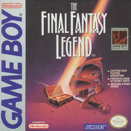 The Final Fantasy Legend Game Boy Front Cover