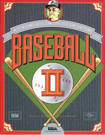 Earl Weaver Baseball II DOS Front Cover