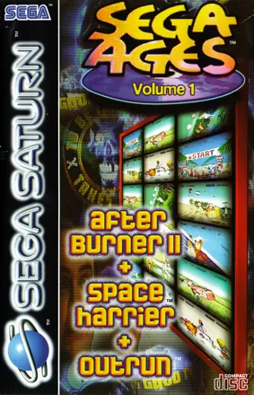 Sega Ages: Volume 1 SEGA Saturn Front Cover