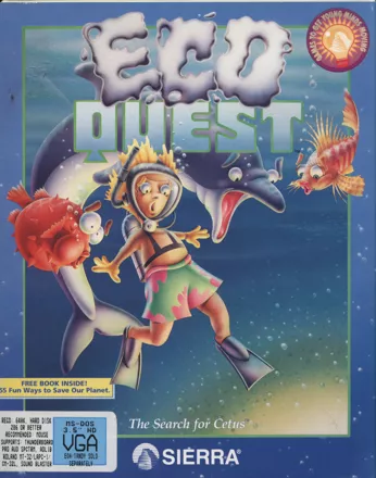 EcoQuest: The Search for Cetus DOS Front Cover
