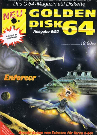 Enforcer: Fullmetal Megablaster Commodore 64 Front Cover