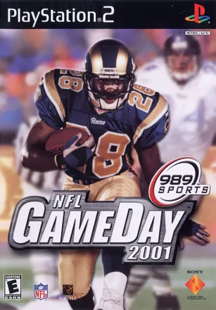 NFL GameDay 2001 PlayStation 2 Front Cover