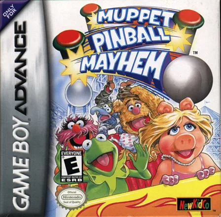 Muppet Pinball Mayhem Game Boy Advance Front Cover