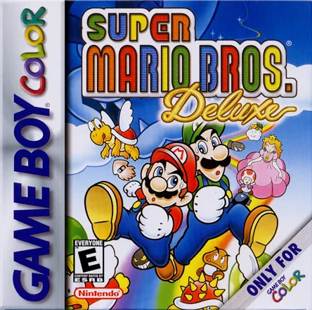 Super Mario Bros. Deluxe Game Boy Color Front Cover