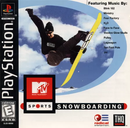MTV Sports: Snowboarding PlayStation Front Cover