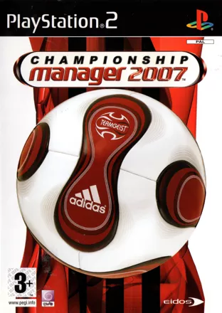 Championship Manager 2007 PlayStation 2 Front Cover