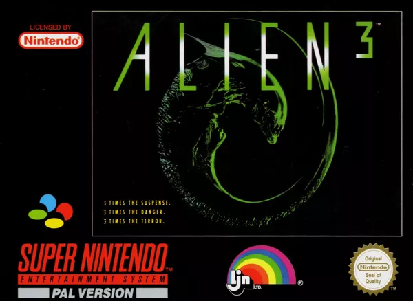 Alien&#xB3; SNES Front Cover