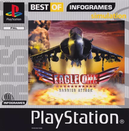 Eagle One: Harrier Attack PlayStation Front Cover