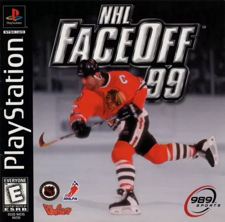 NHL FaceOff &#x27;99 PlayStation Front Cover
