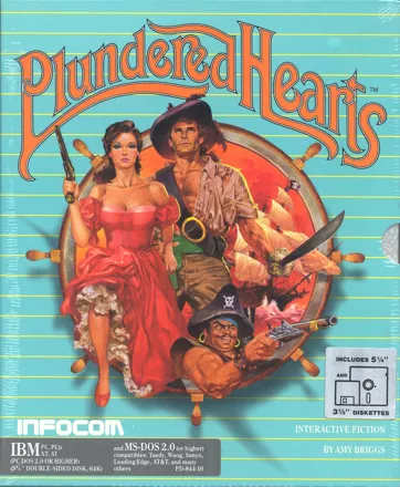 Plundered Hearts DOS Front Cover