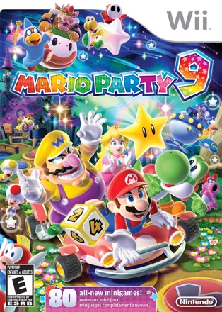 Mario Party 9 Wii Front Cover