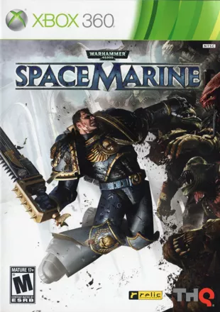 Warhammer 40,000: Space Marine Xbox 360 Front Cover