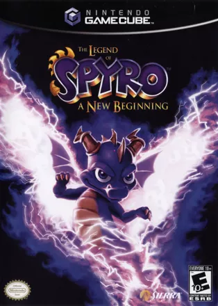 The Legend of Spyro: A New Beginning GameCube Front Cover
