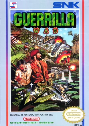 Guerrilla War NES Front Cover
