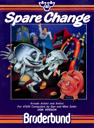 Spare Change Atari 8-bit Front Cover
