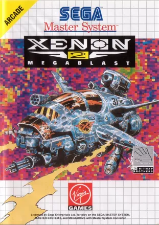 Xenon 2: Megablast SEGA Master System Front Cover