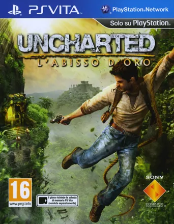 Uncharted: Golden Abyss PS Vita Front Cover
