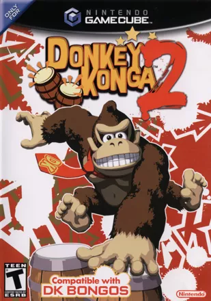 Donkey Konga 2 GameCube Front Cover