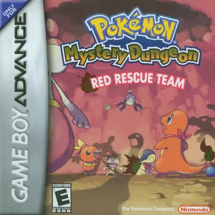 Pok&#xE9;mon Mystery Dungeon: Red Rescue Team Game Boy Advance Front Cover