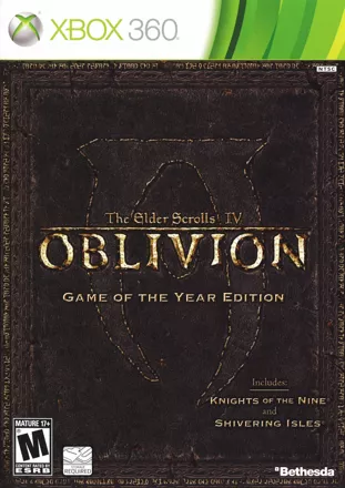 The Elder Scrolls IV: Oblivion - Game of the Year Edition Xbox 360 Front Cover