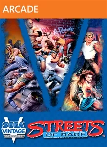 Sega Vintage Collection: Streets of Rage Xbox 360 Front Cover