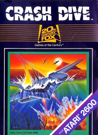 Crash Dive Atari 2600 Front Cover