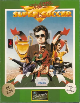 Starbyte Super Soccer DOS Front Cover