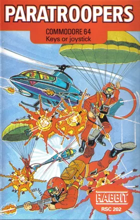 Paratrooper Commodore 64 Front Cover