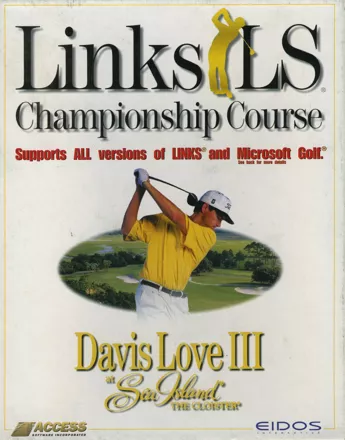 Links LS: Championship Course &#x26; Tour Player - Sea Island and Davis Love III Windows Front Cover