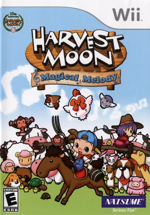 Harvest Moon: Magical Melody Wii Front Cover