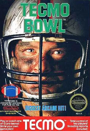 Tecmo Bowl NES Front Cover
