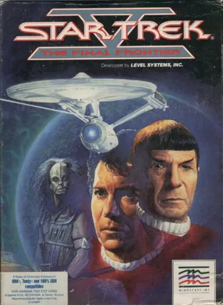 Star Trek V: The Final Frontier DOS Front Cover