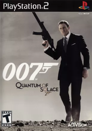 007: Quantum of Solace PlayStation 2 Front Cover