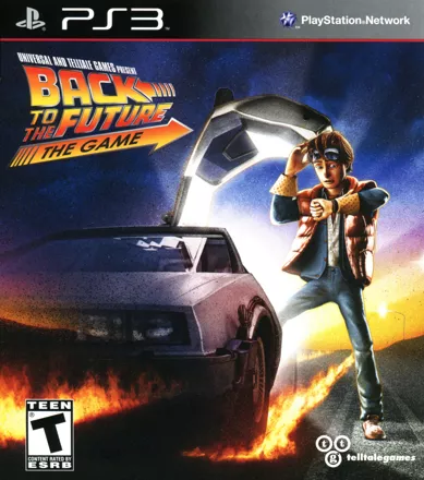 Back to the Future: The Game PlayStation 3 Front Cover