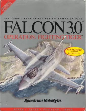 Falcon 3.0: Operation: Fighting Tiger DOS Front Cover