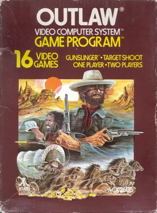 Outlaw Atari 2600 Front Cover