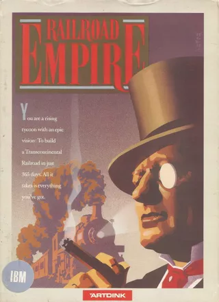 Railroad Empire DOS Front Cover