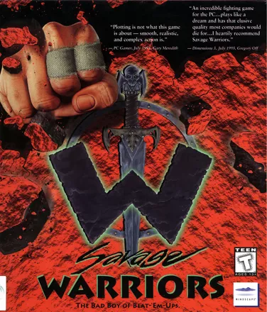 Savage Warriors DOS Front Cover