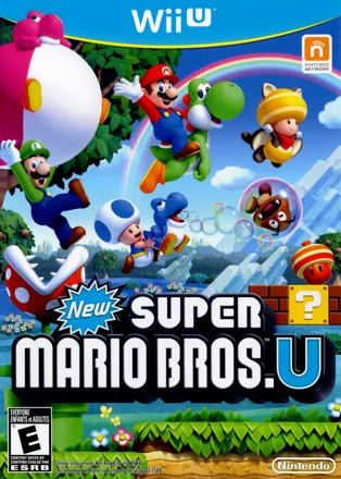 New Super Mario Bros. U Wii U Front Cover