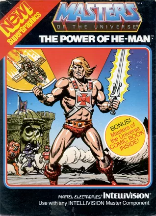 Masters of the Universe: The Power of He-Man Intellivision Front Cover