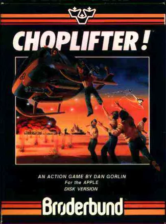Choplifter! Apple II Front Cover