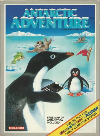 Antarctic Adventure ColecoVision Front Cover