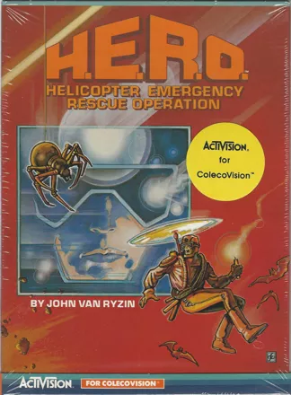 H.E.R.O. ColecoVision Front Cover