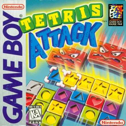 Tetris Attack Game Boy Front Cover