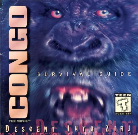 Congo: The Movie - Descent into Zinj Windows 3.x Front Cover